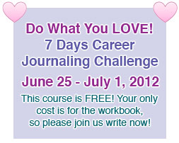 Do What You Love! Journaling Challenge Dates