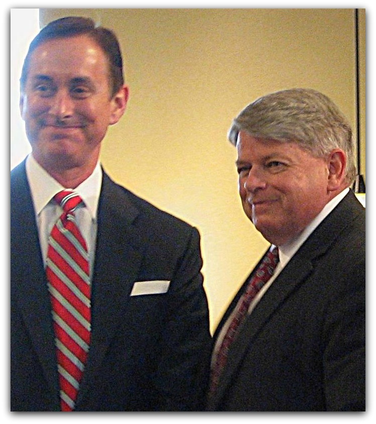 Charles Cox with Dallas County Commissioner Mike Cantrell