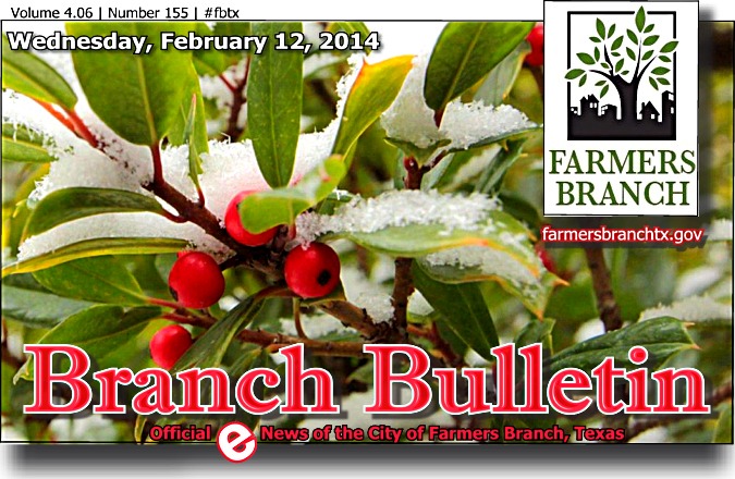 BRANCH BULLETIN - eNews from Farmers Branch