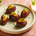 Spicy jalapeno and chipotle stuffed dates.