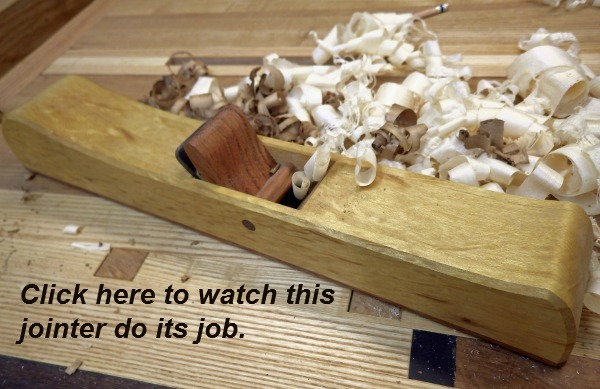 Bill Burton's Jointer Plane, 17 x 2.25 with Shavings, Click Here