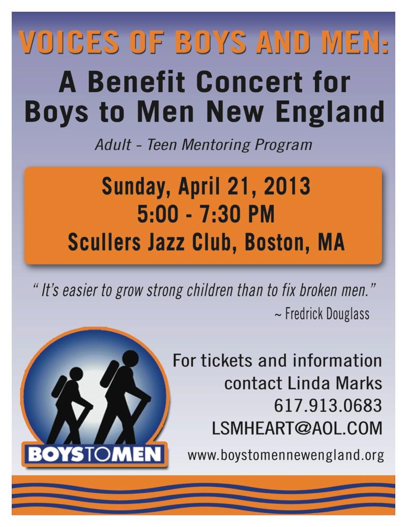 2013 Benefit Concert Flyer