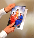  Hands holding Passion greeting card