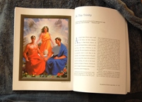 Page from Passion Book with Trinity