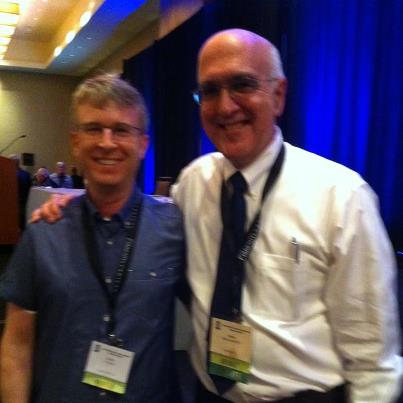 Scott with one of his heroes - Dr. Alan MacDonald