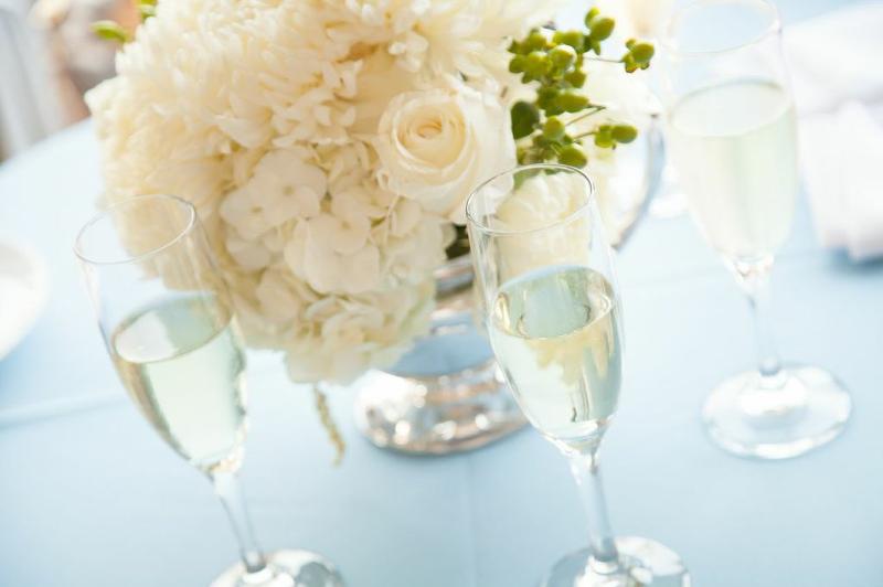 Champagne and Flowers