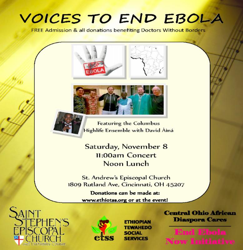 Voices to End Ebola flyer