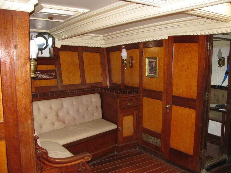 Barque Elissa Main Cabin