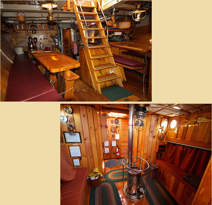 American Eagle Galley and Main Cabin