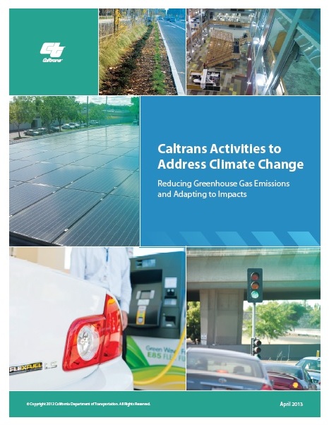 Caltrans climate report cover