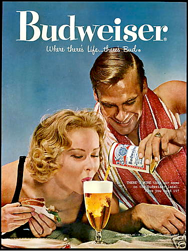 Budweiser vintage ad