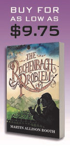 THE REICHENBACH PROBLEM by Martin Allison Booth ad