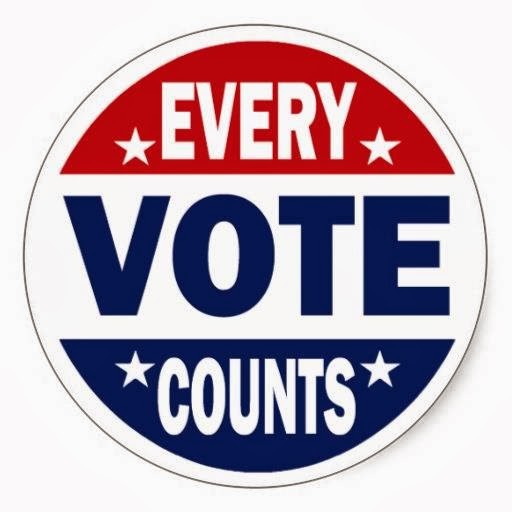 Every Vote Counts Button