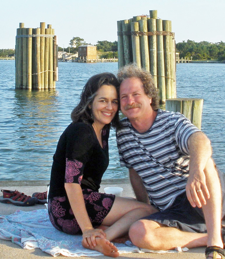 Amy & Paul dockside in North Carolina