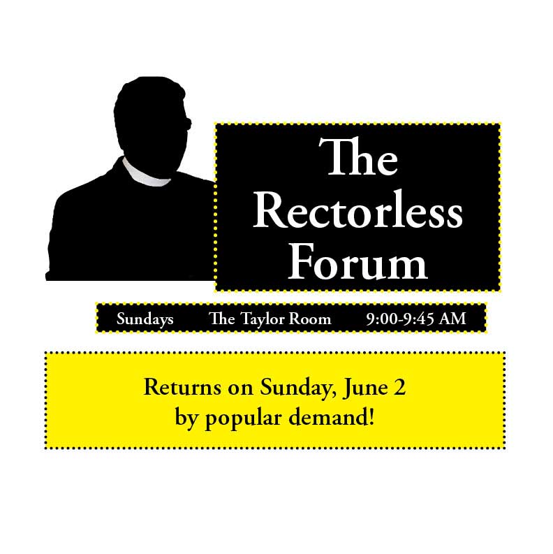Rectorless Forum flyer