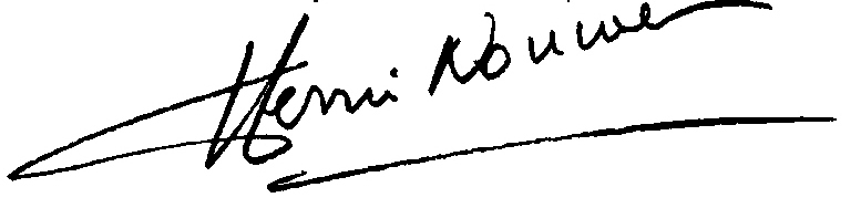 Henri's Signature