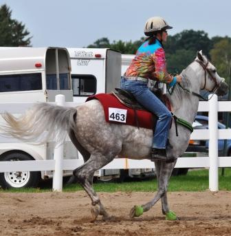 Horse show participant