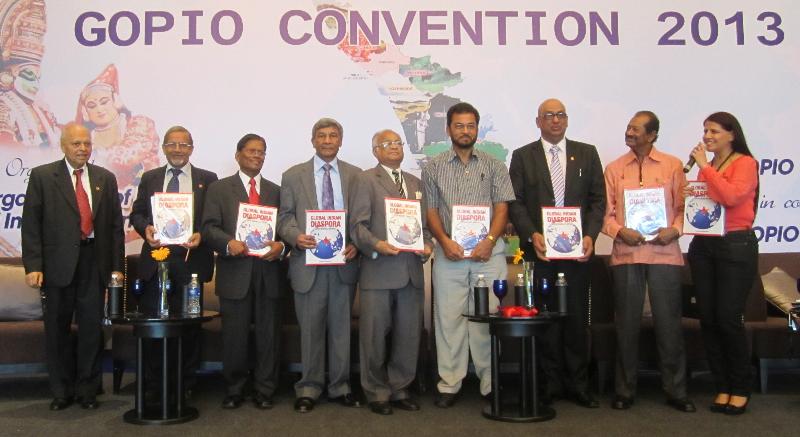 GOPIO Conv. 2013 in Kochi. Speakers at the Session on Diaspora Issues
