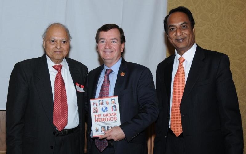 Releasing of the book Gadar Heroics at the LA program by Congressman Ed Royce, Ambassador N. Parthasarathi
