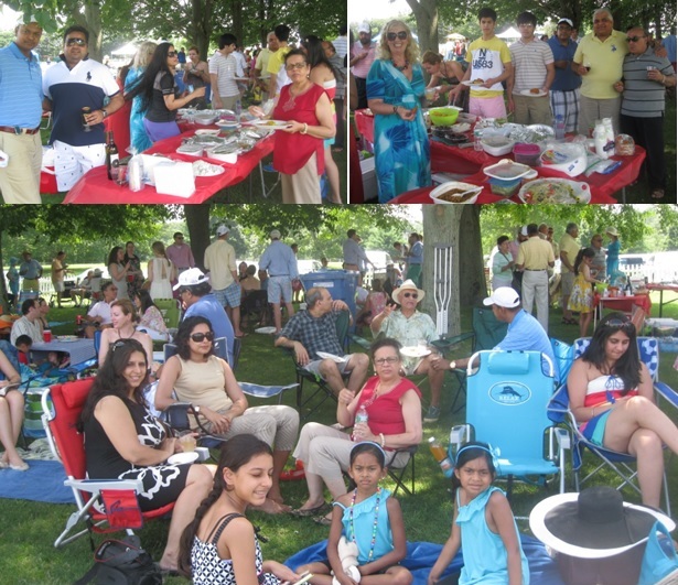 GOPIO-CT picnickers at Polo Ground in Greenwich, CT
