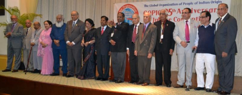 GOPIO Life Members at Inception in 1989 Present at the T& Jubilee Convention