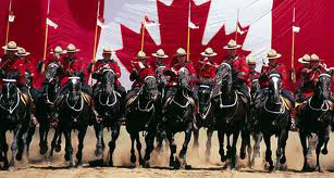 Mounties on horseback