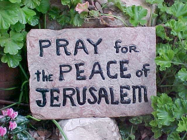 Prier pour la paix de Jérusalem