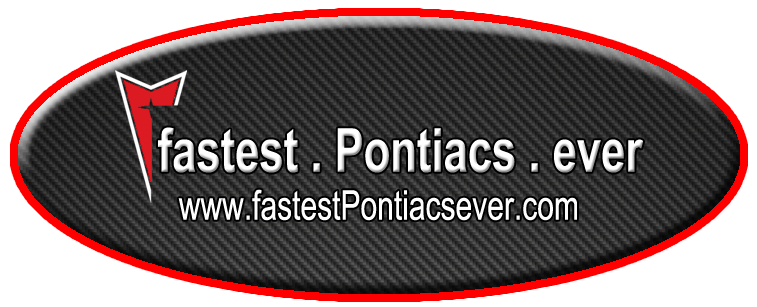 fastest Pontiacs ever contingency sticker