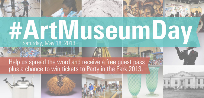 Help The Mint Museum spread the word about Art Museum Day 2013!