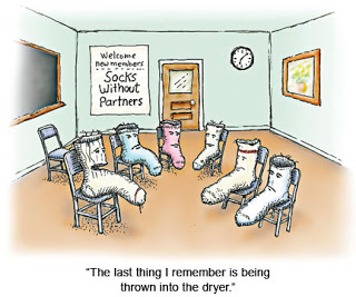 Cartoon Sock Group Therapy