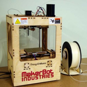 A MakerBot 3D Printer