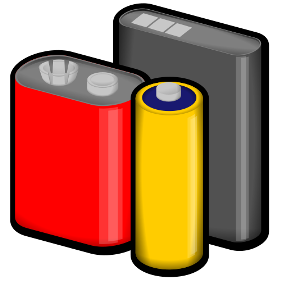 Assorted batteries