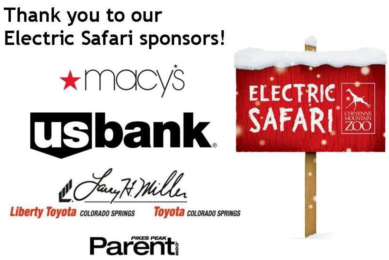 Electric Safari Sponsors 