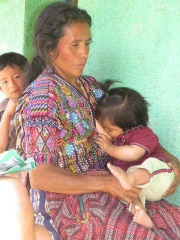 Rural Mayan Women and her baby