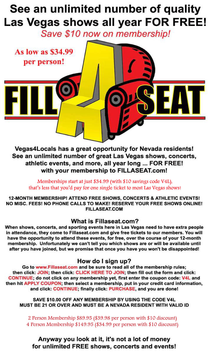 Vegas4Locals May 2013 eNewsletter - Las Vegas coupons, events & activities