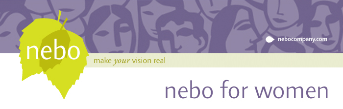 Nebo for Women newsletter header image
