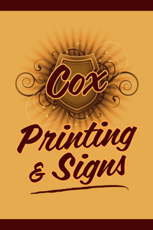 Cox Signs Printing Updated Logo
