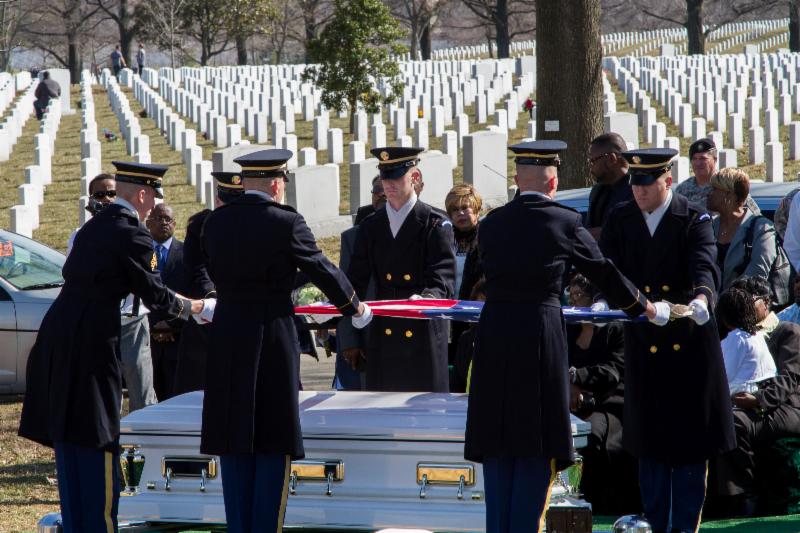 Wyley & Ouida Wright laid to rest at Arlington National Cemetery