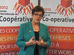 Dame Pauline Green, president of the International Co-operative Alliance