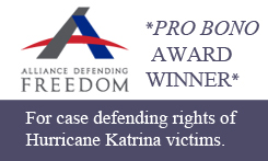 Mauck & Baker is an Aliance Defending Freedom Pro Bono award winner.