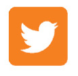 orange twitter icon