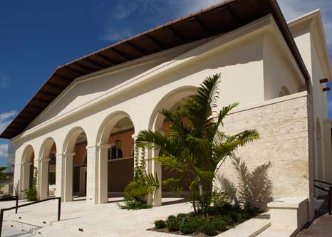 The Robert & Marian Fewell wing of the Coral Gables Museum 