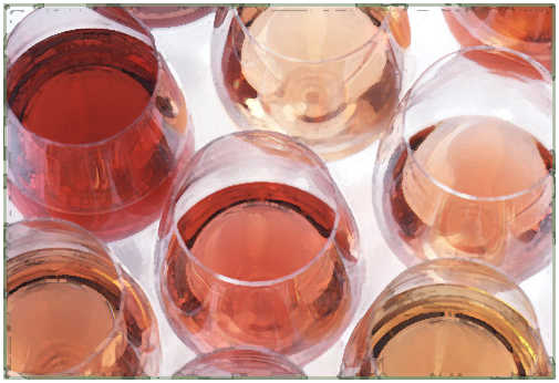 Rosé Garden Glasses