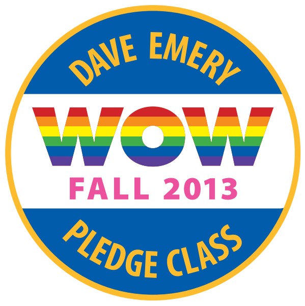 Dave Emery Pledge Class Button