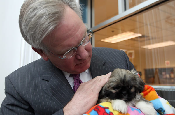 Governor Jay Nixon supports puppy mill reforms in Missouri