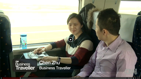 CNN Business Traveler rides China HSR