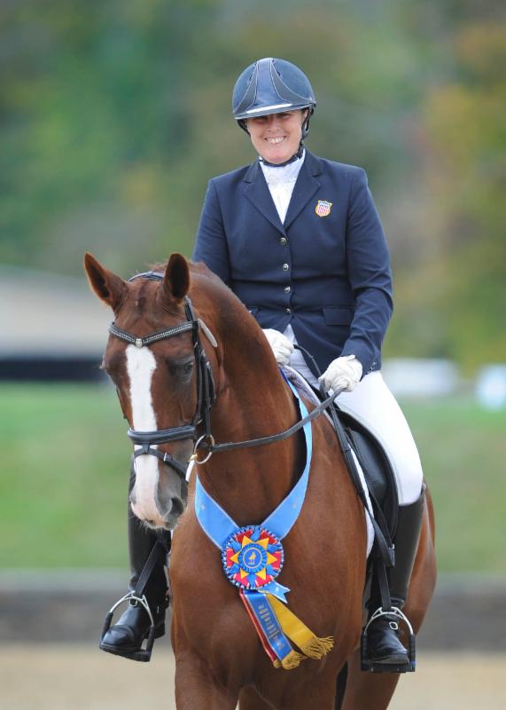 Mary Jordan and Rubicon 75 at the Great American Insurance Group/ United States Dressage Federation Region 8 Championships presented by New England Dressage Association (NEDA) September 18-21, 2014 ©Amy E. Riley/STUDIO EQUUS