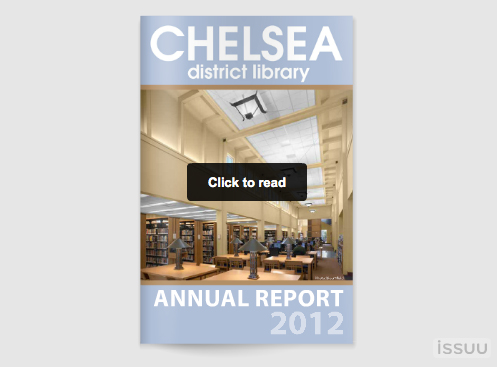 Annual Report FY2012 Chelsea District Library