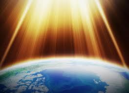 Earth lit up ascension