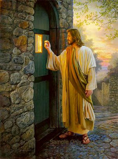 Jesus knocking on door